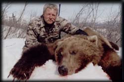 Kevin Erickson of Minnesota with his spring Brown Bear