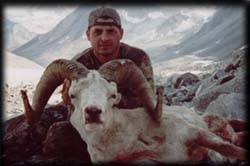 Andrew Franks of Colorado with his Dall Ram