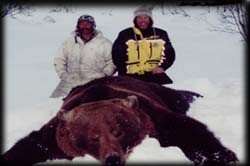 Bruce Golberg of Montana with his spring brown bear