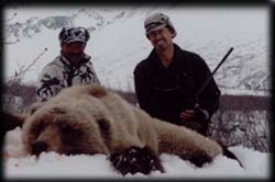 Vince Justinak of Minnesota with a Spring Brown Bear