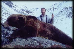 Richard Arness of Fargo, ND with his Spring Brown Bear