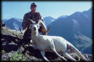 Mike Perichetti of Spring Creek, NV with his 166+ Dall Ram.