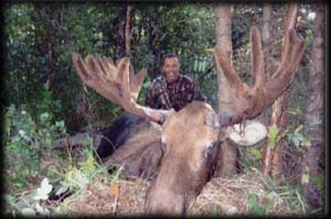 Alex Phillips of River Forest, IL with his Archery Bull Moose